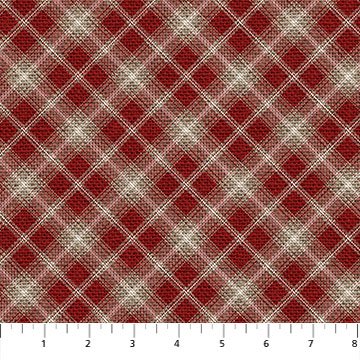 Warm & Cozy Flannel - Dark Red F24683-26
