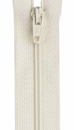 Lightweight Poly 1-Way Separating Zipper 10in Natural