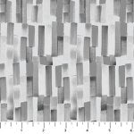 Lucky Day Flannel - Tiles Gray