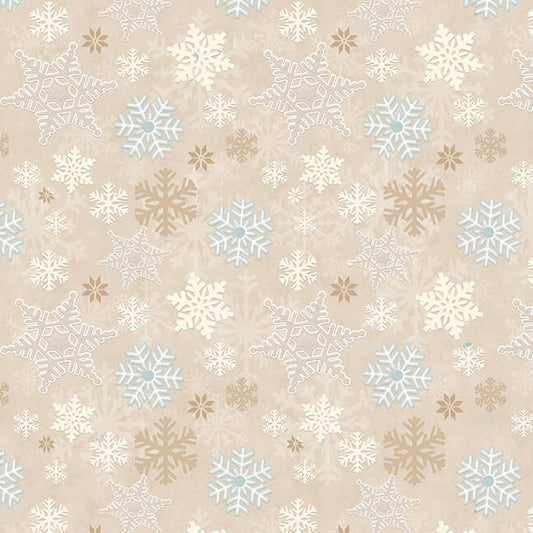 Love My Sn'Gnomies Flannel F9636-33 Beige
