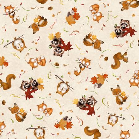 Fall Friends - Tossed Forest Friends Cream