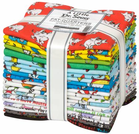 Fat Quarter A Little Dr Seuss