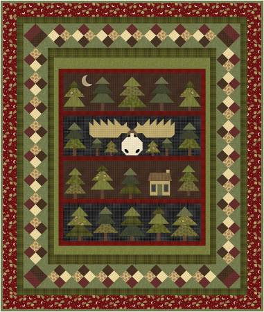 A Moose in the Woods - Four Square Framed Kit