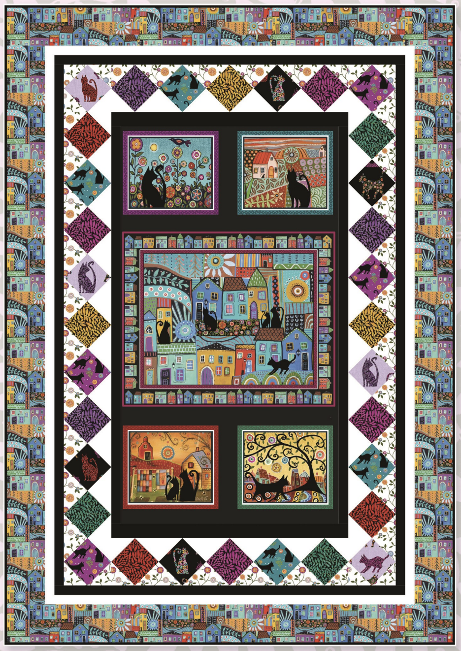 Feline Fancy Quilt Kit