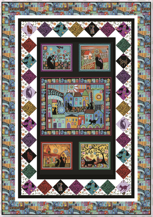 Feline Fancy Quilt Kit