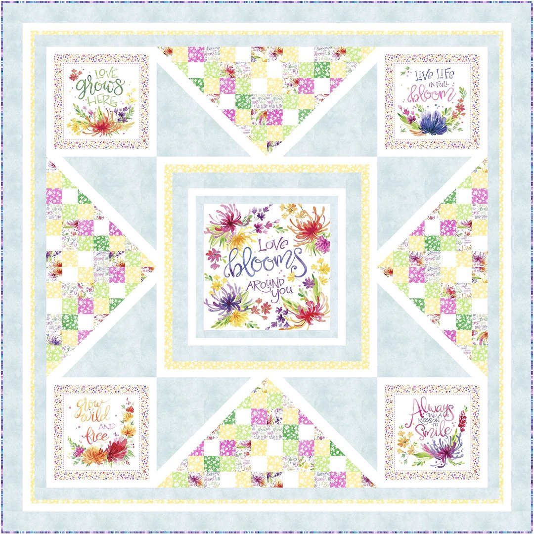 Full Bloom Quilt Kit