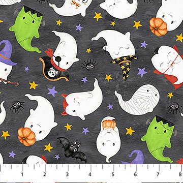 Ghost Town - Ghost Costumes Charcoal Multi