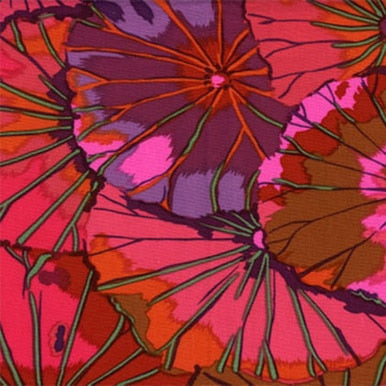 Lotus Leaf - Wine by Kaffe Fassett