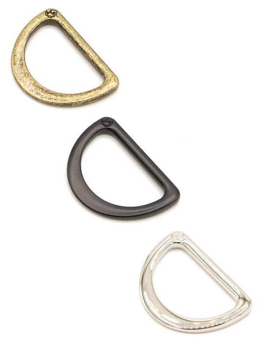 1" FLAT D-RINGS - SET OF TWO