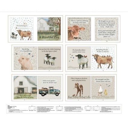 A Beautiful Day - Multi 36 Inch Book Panel