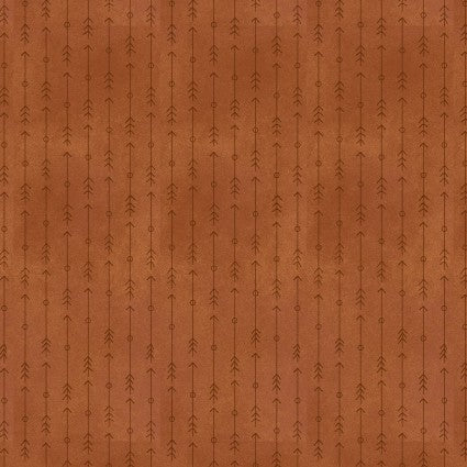 The Mountains are Calling Flannel - Rust Arrow Stripe