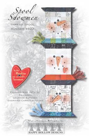Spool Snowmen Pattern