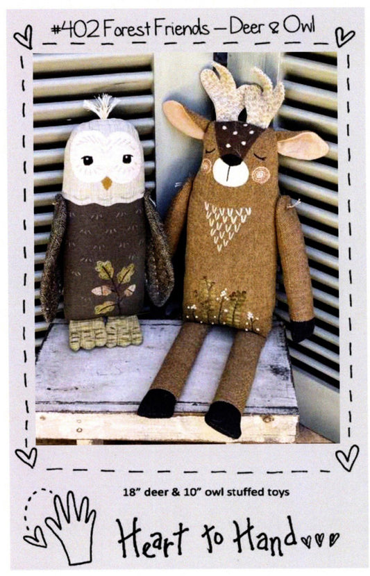 Forest Friends 402 - Deer & Owl Pattern