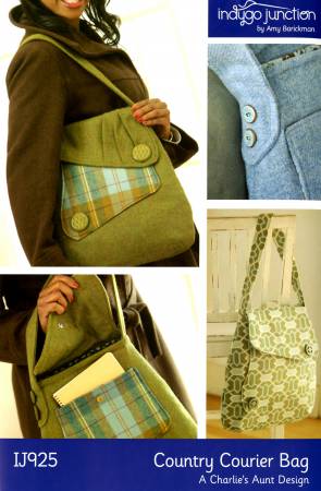 Country Courier Bag, Indigo Junction