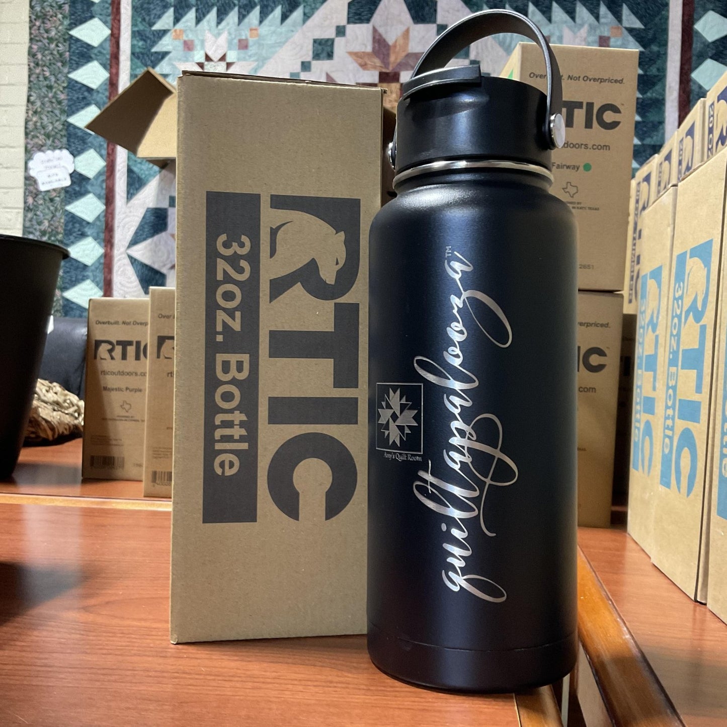 Quiltapalooza RTIC 32oz Water Bottle - various colors