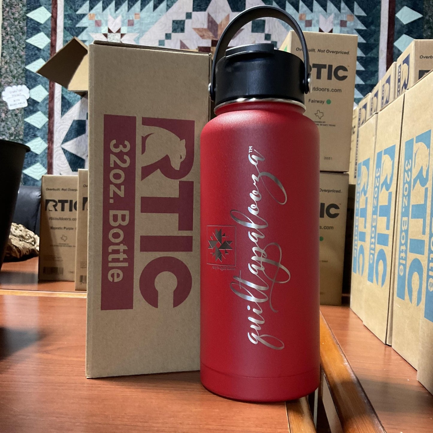Quiltapalooza RTIC 32oz Water Bottle - various colors