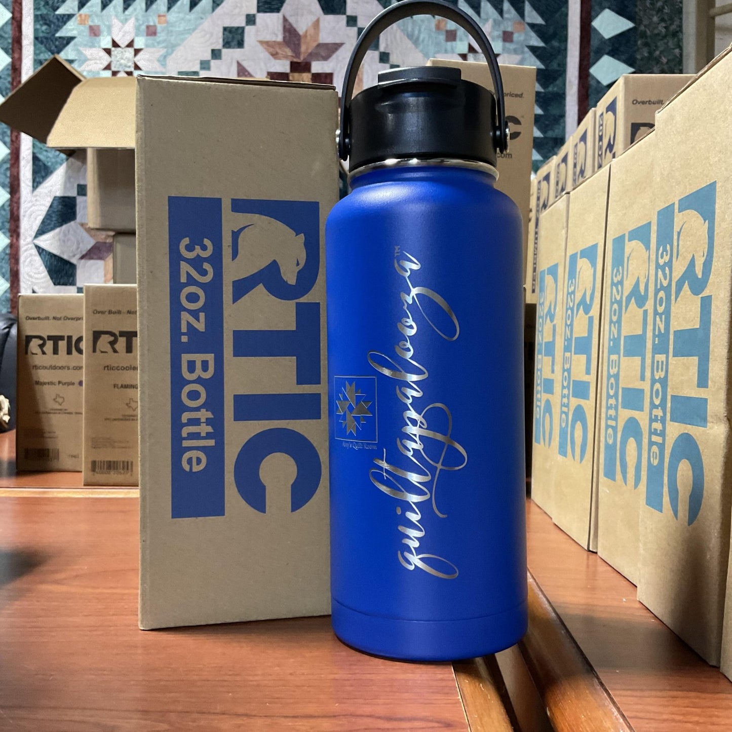 Quiltapalooza RTIC 32oz Water Bottle - various colors