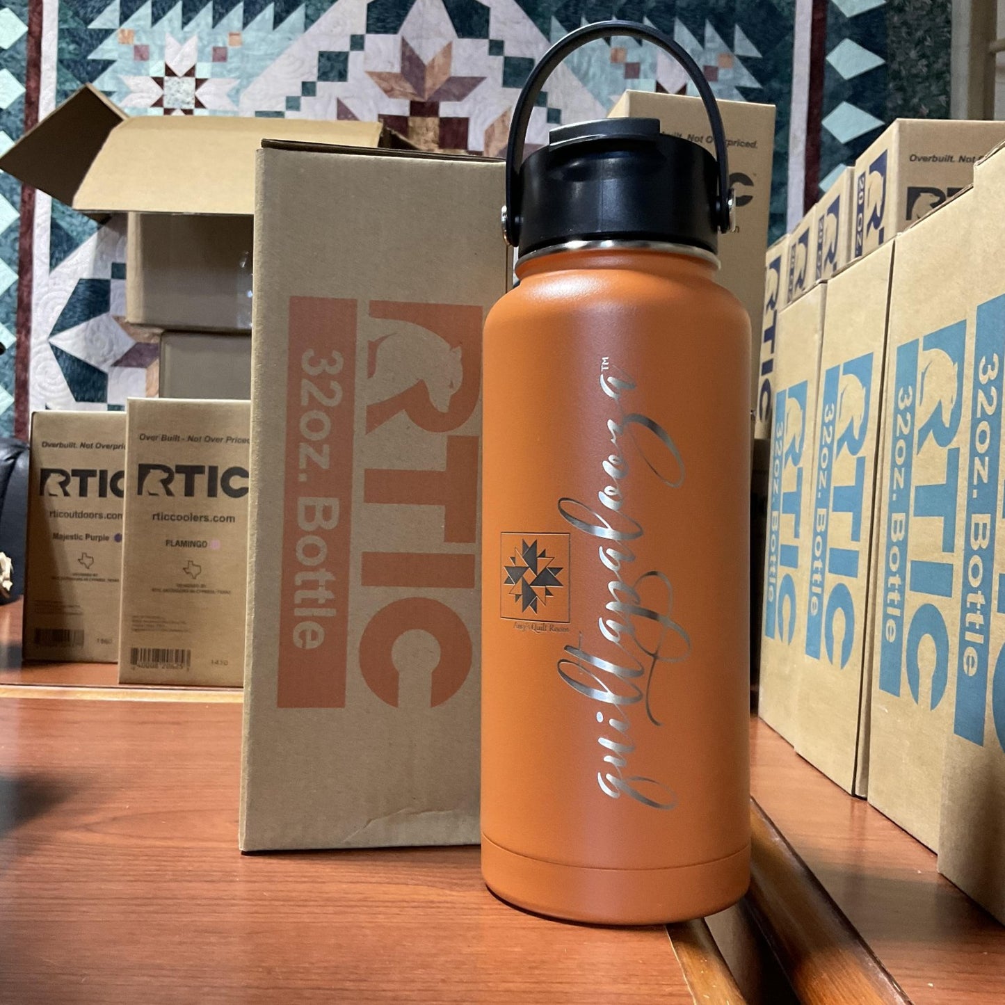 Quiltapalooza RTIC 32oz Water Bottle - various colors