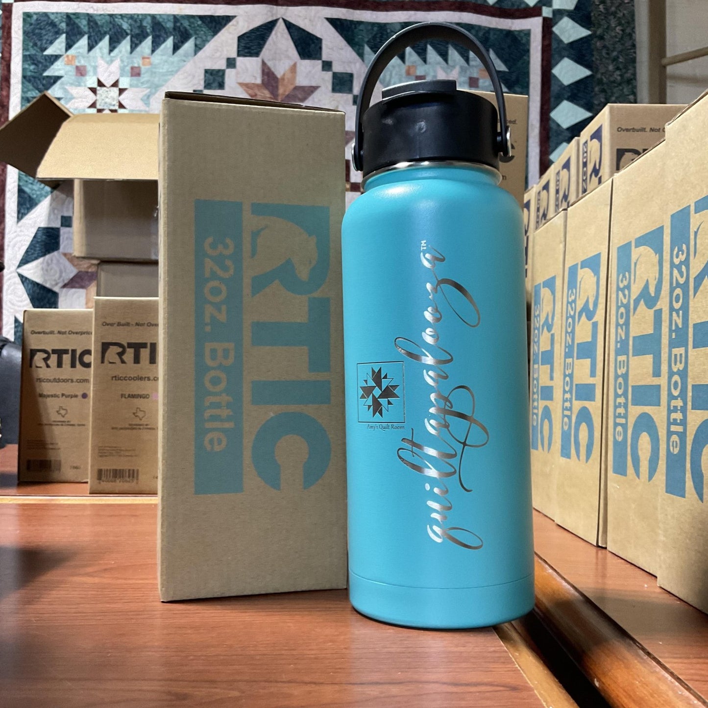 Quiltapalooza RTIC 32oz Water Bottle - various colors