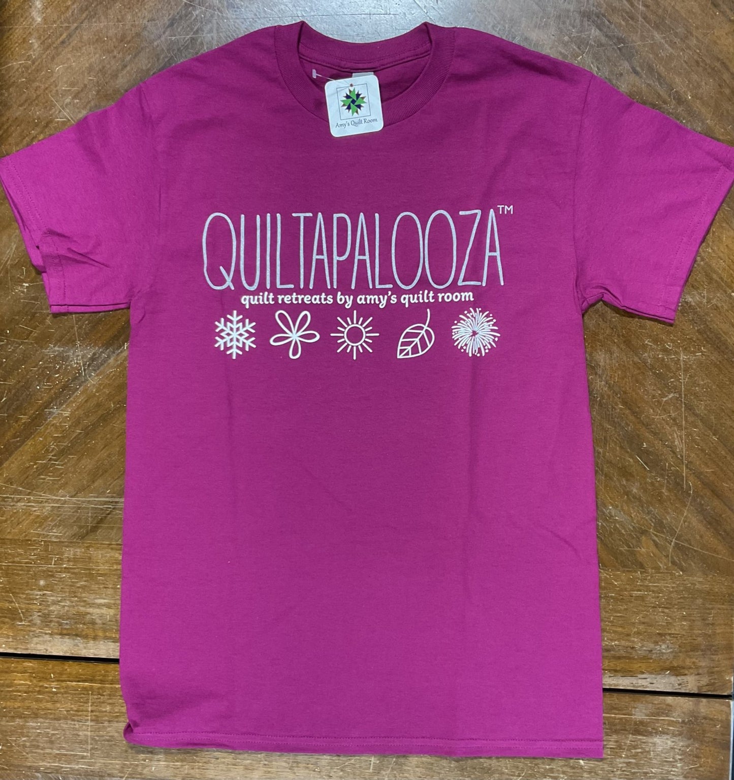 Modern Quiltapalooza Crew Neck Tee - various