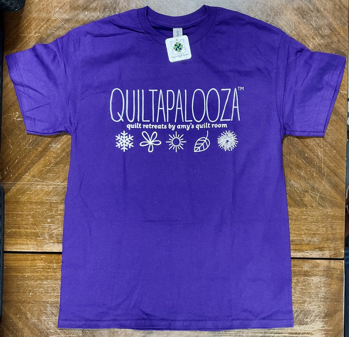 Modern Quiltapalooza Crew Neck Tee - various