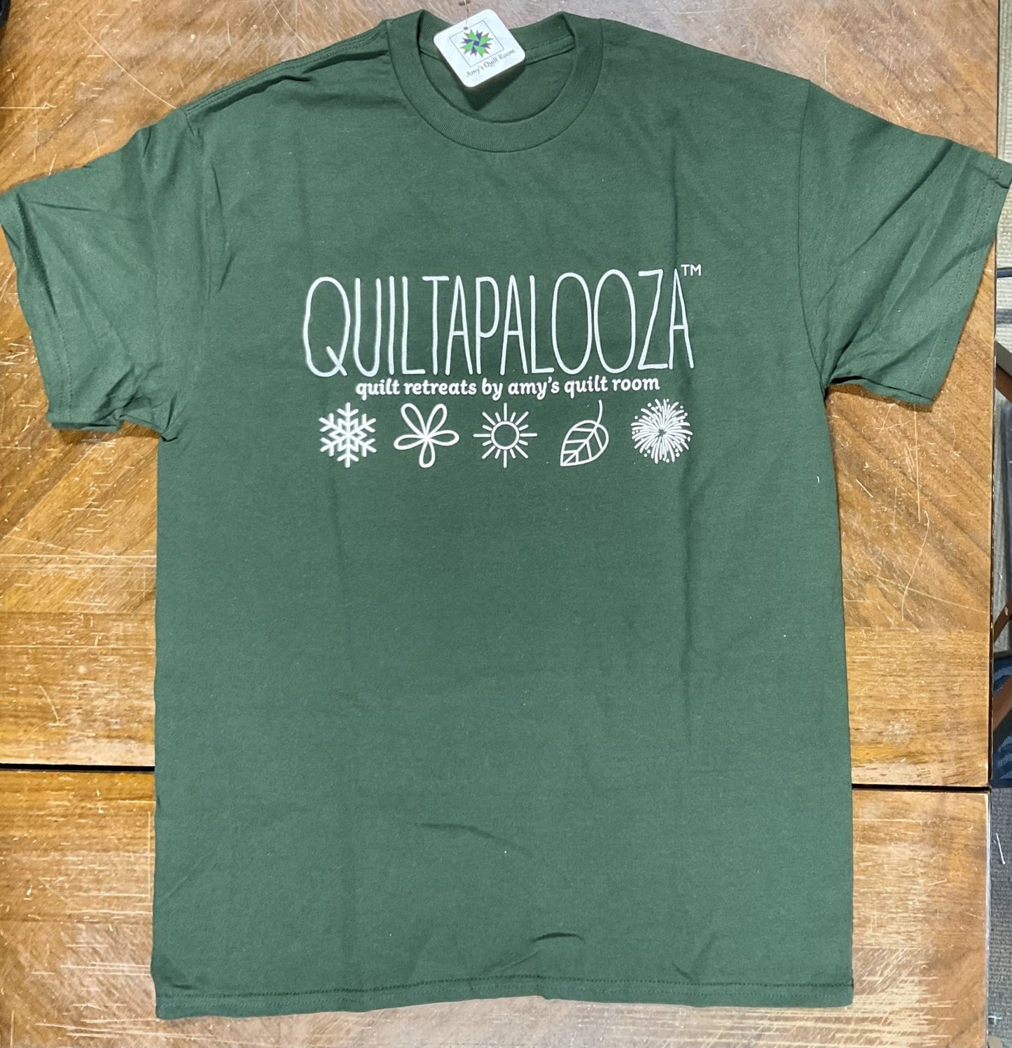 Modern Quiltapalooza Crew Neck Tee - various