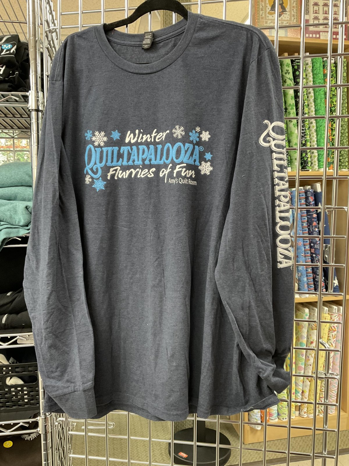 Quiltapalooza Winter Flurries of Fun Long Sleeve