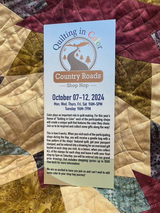 2024 Country Roads Shop Hop Passport