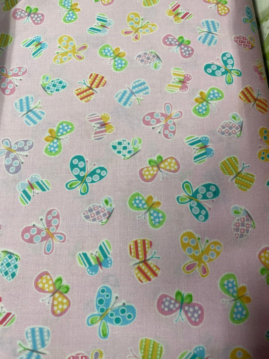 Some Bunny Loves You - Spring Butterflies Pink 08956 - 01