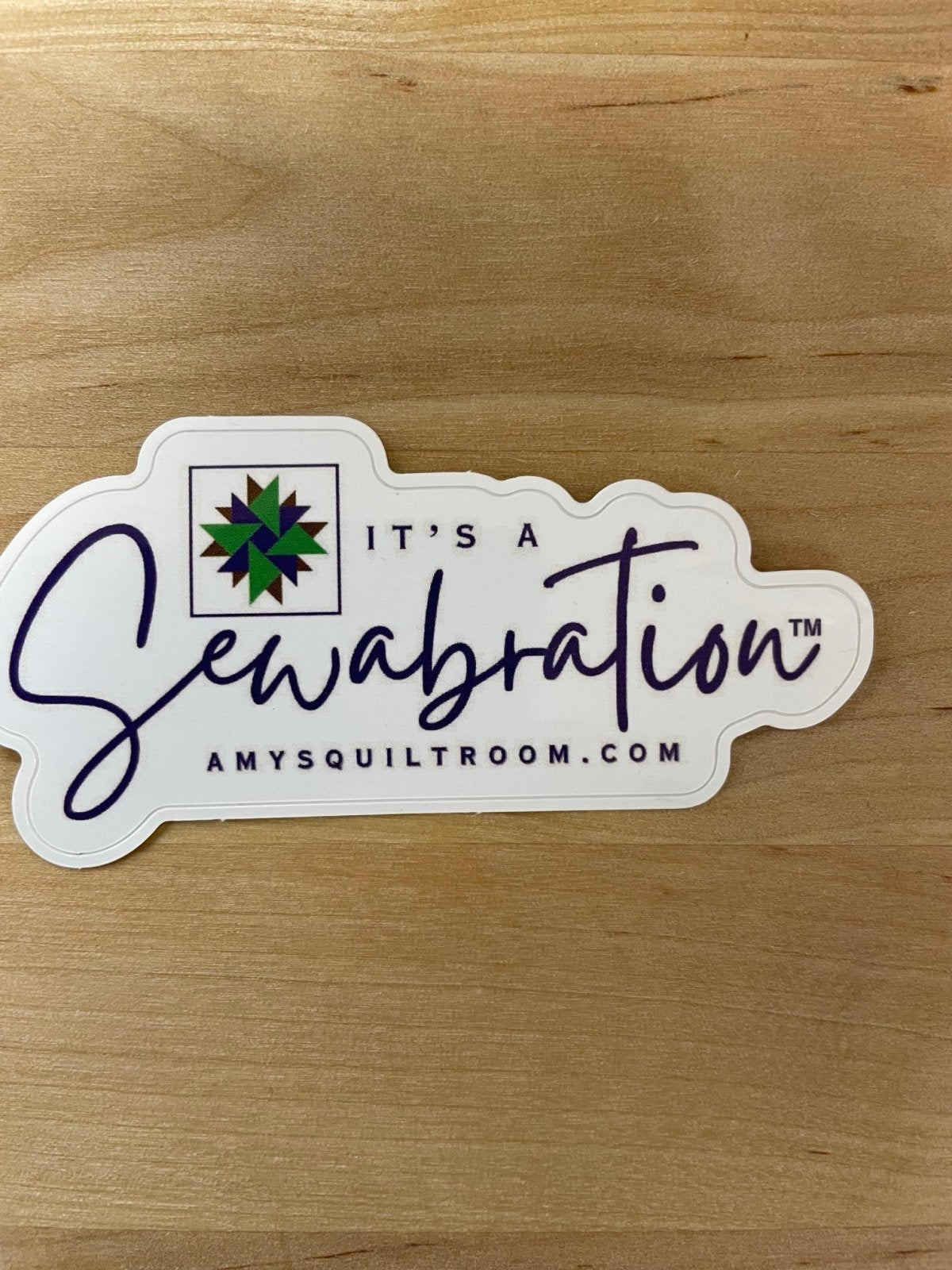 It's A Sewabration AQR Sticker
