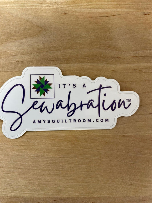 It's A Sewabration AQR Sticker