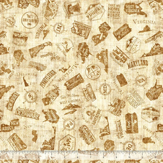 All Mid Atlantic Shop Hop 2026 - Mid Atlantic Icons Tan