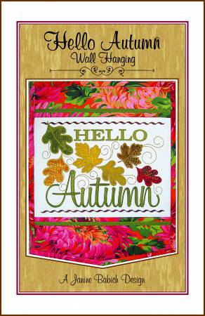 Hello Autumn Wall Hanging Pattern