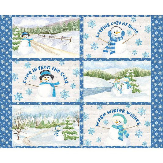 January Lt  Placemats (Riley Blake)