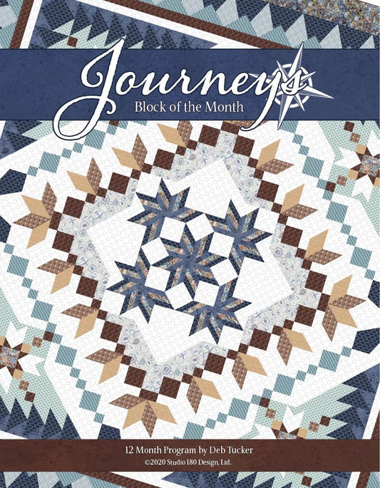 Journeys Block of the Month Pattern by Studio 180