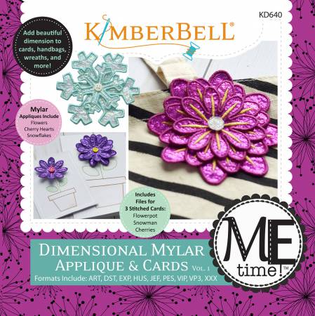 Dimensional Mylar Applique And Cards Kimberbell CD