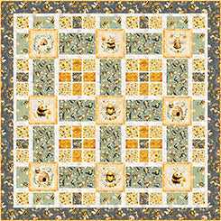 Buzz, Buzz, Buzz - Sweet Maze Quilt Kit