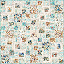 Nauticus - Lost at Sea Quilt Kit (featuring Nauticus fabric collection)