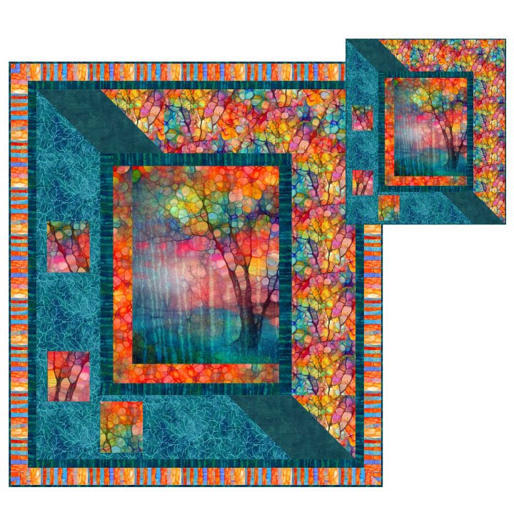 Kitty-Cornered Creations Quilt Kit