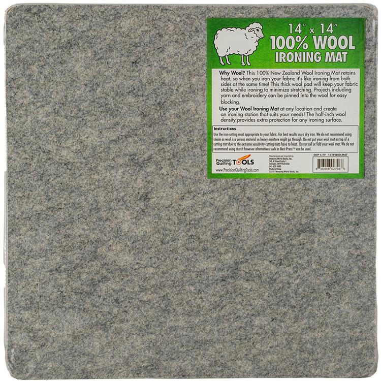 Wool Ironing Mat 14" x 14" 1414WOOLMAT Precision Quil#1