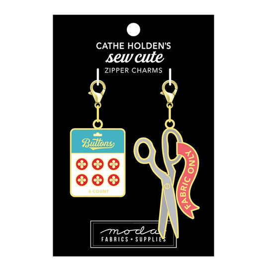 Scissor Zipper Pulls 2ct
