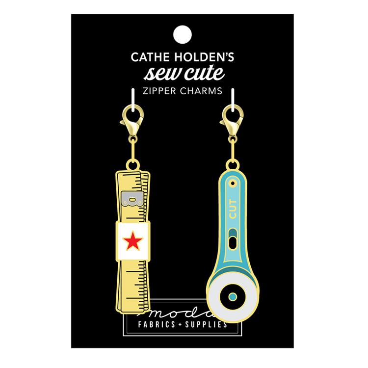 Measure Cut Zipper Pulls 2ct CH106 Moda #1