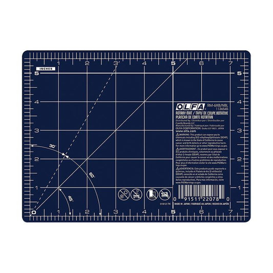 Rotary Mat Double Side 6x8 Navy 1136545 Olfa#1
