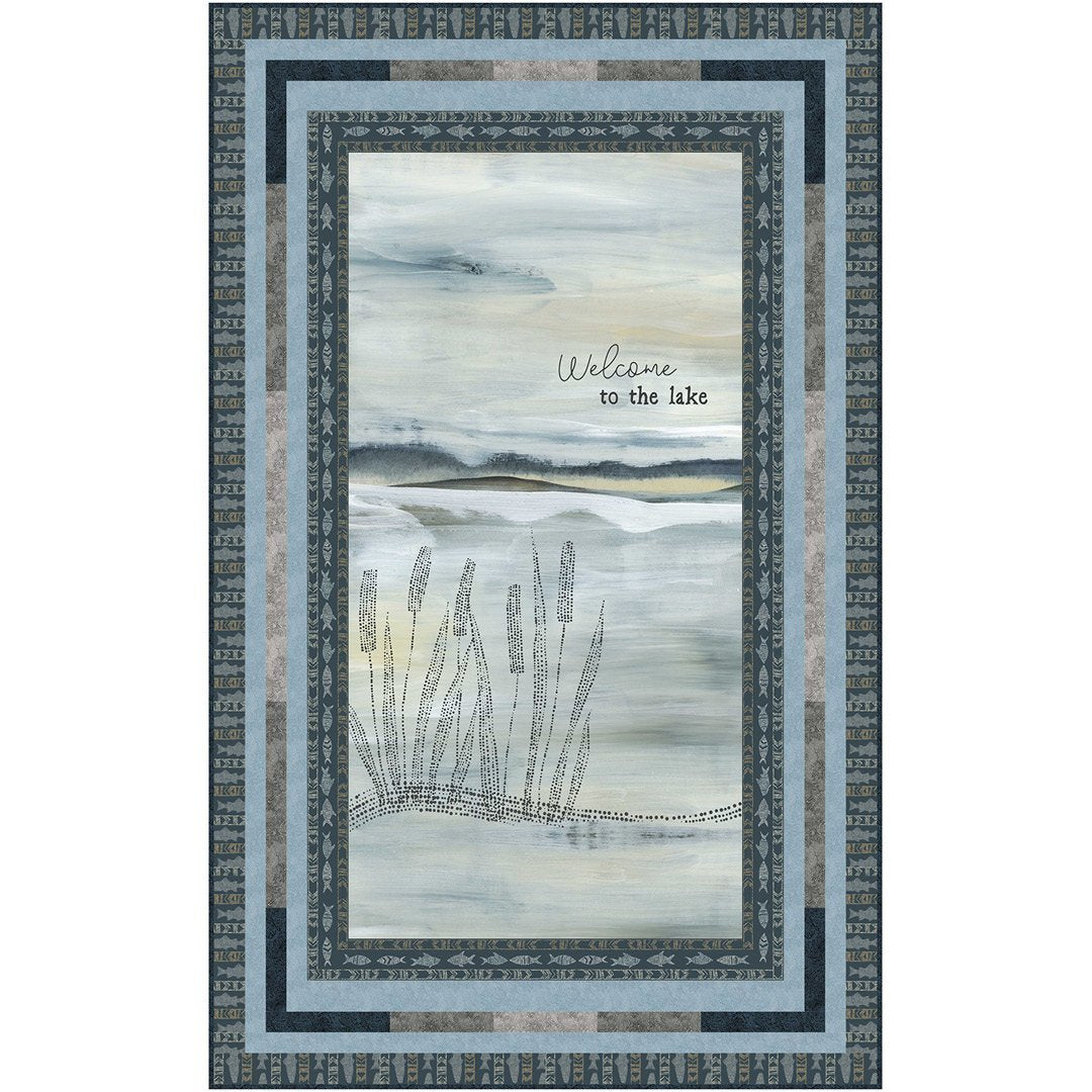 Lake Escape Quilt Full Panel