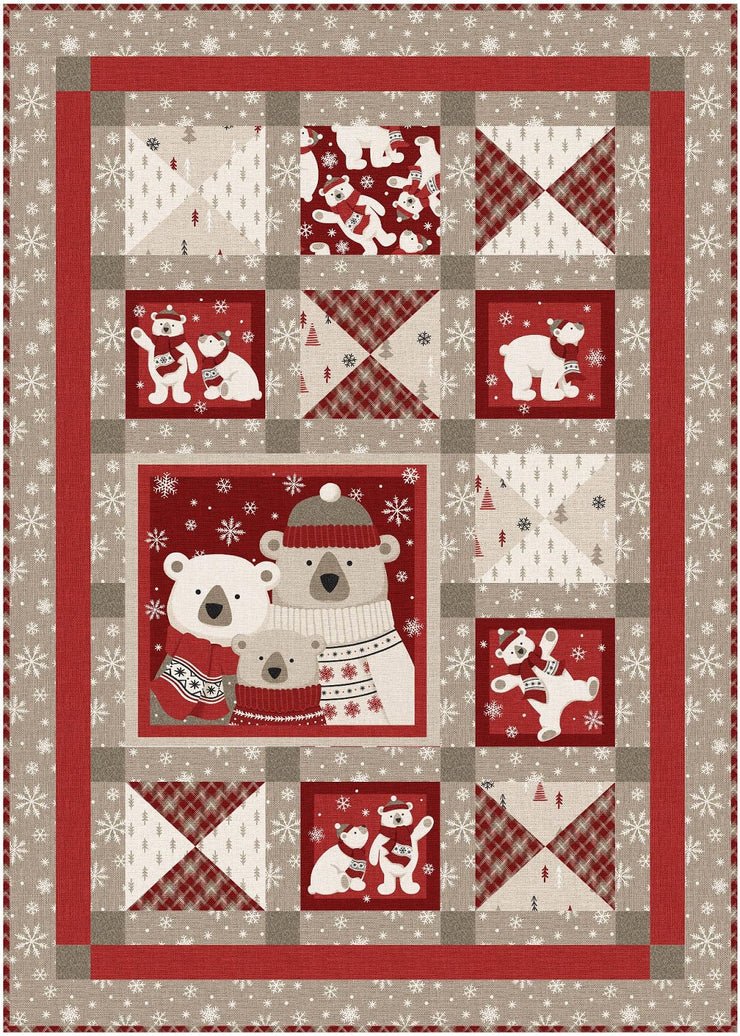 Collage Lap Quilt Kit (warm and cozy)