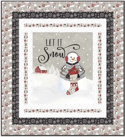 Let It Snow Panel Quilt Kit