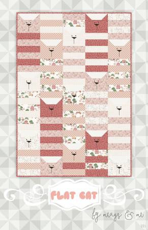 Flat Cat Pattern (featuring the Shop Hop fabric collection)