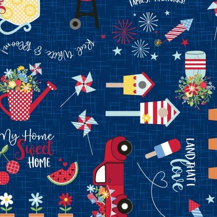 Red, White & Bloom Blue