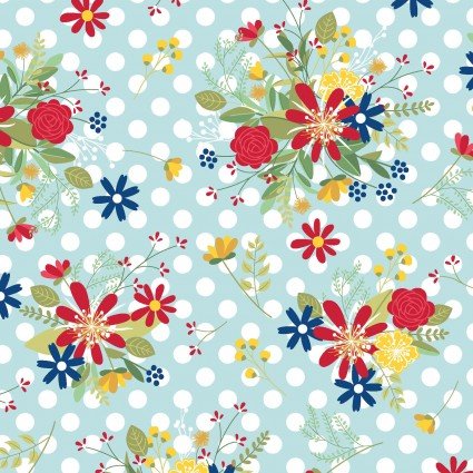Red, White & Bloom with Flowers