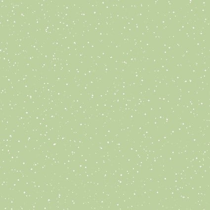 One Snowy Day - Green mini dots
